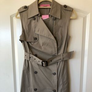 Sinclair Khaki Button Up Dress